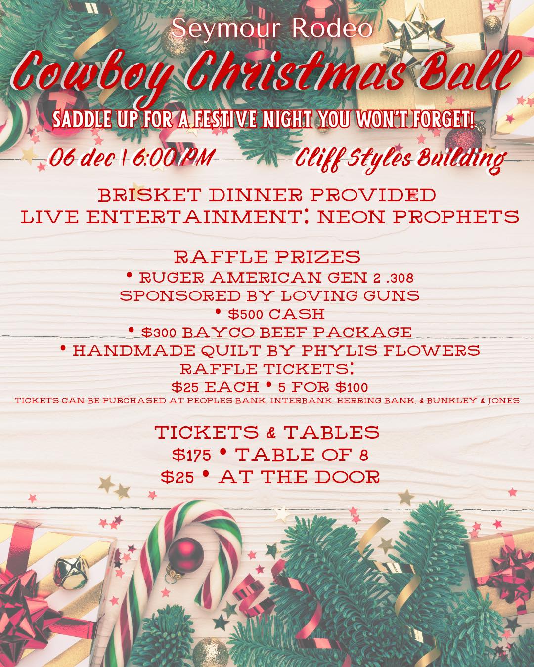 Time for the Cowboy Ball! Join us again... - Seymour Tx Rodeo | Facebook