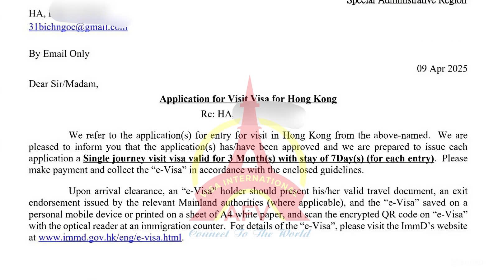 🇭🇰 𝗧𝗛𝗢̂𝗡𝗚 𝗧𝗜𝗡 𝗖𝗔̂̀𝗡 𝗕𝗜𝗘̂́𝗧 𝗞𝗛𝗜 𝗫𝗜𝗡 𝗩𝗜𝗦𝗔... - Visa Quốc Tế AFV | Facebook
