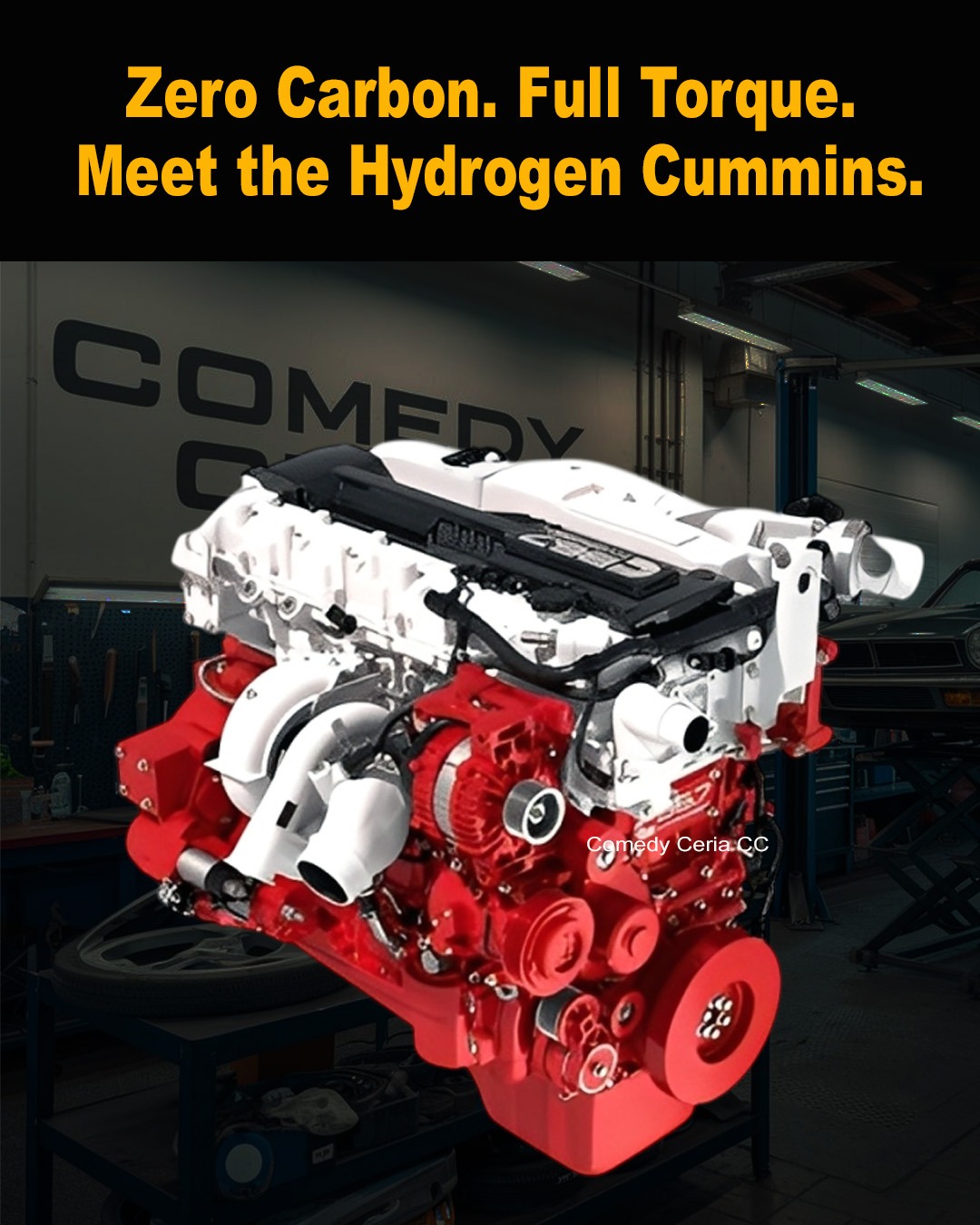 Comedy - 🌱🔥 Cummins 6.7L Hydrogen Engine — Project Brunel The king of ...