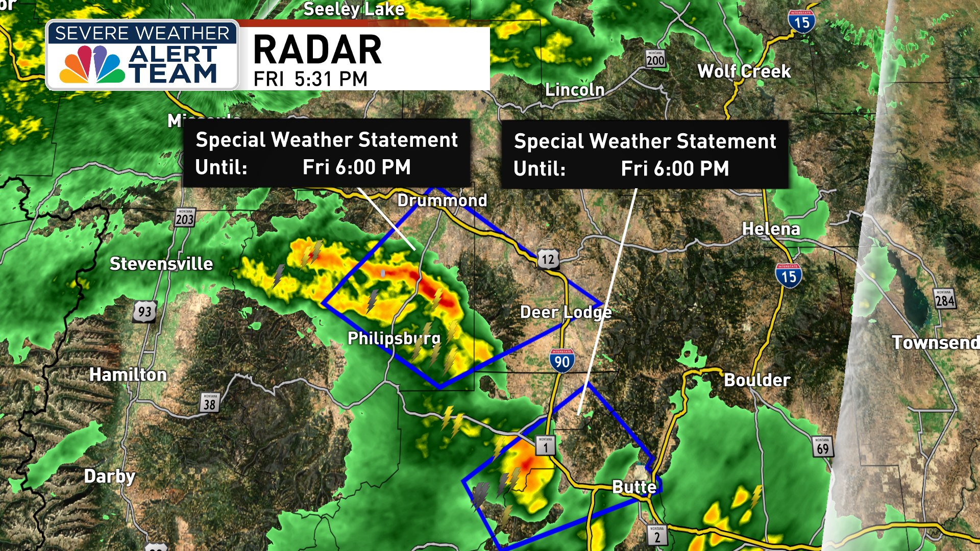 Briana - A SPECIAL WEATHER STATEMENT has been issued for the Butte ...