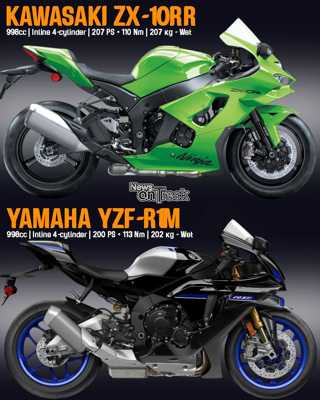 What are the differences between 2025 and 2026 ZX10R motorcycles?