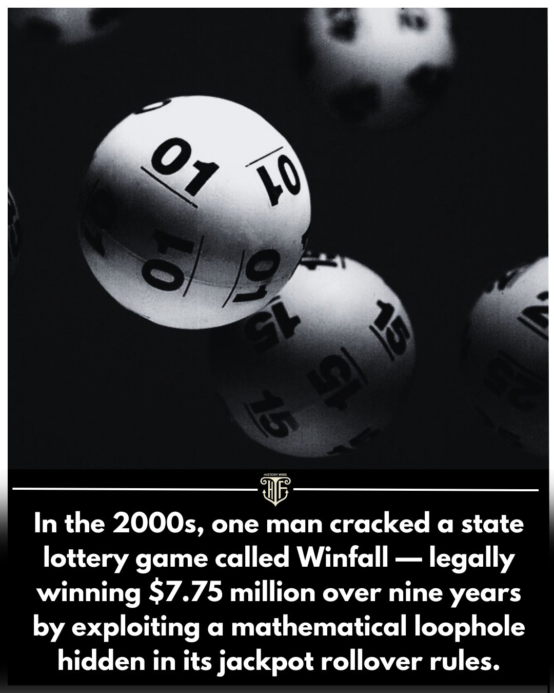 History Wire - Most people play the lottery praying for... | Facebook