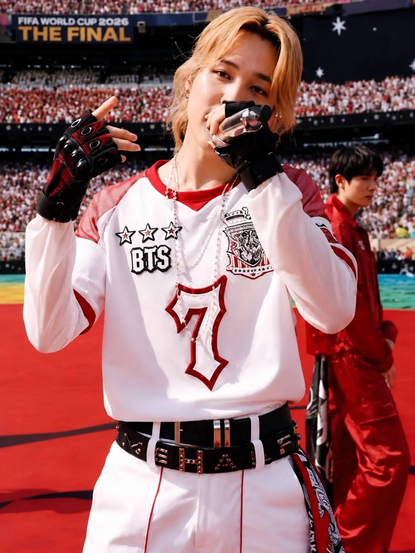 Jungkook.. Soundcheck day 1 in Tampa TETE 234 234 -ল7 TOWEL