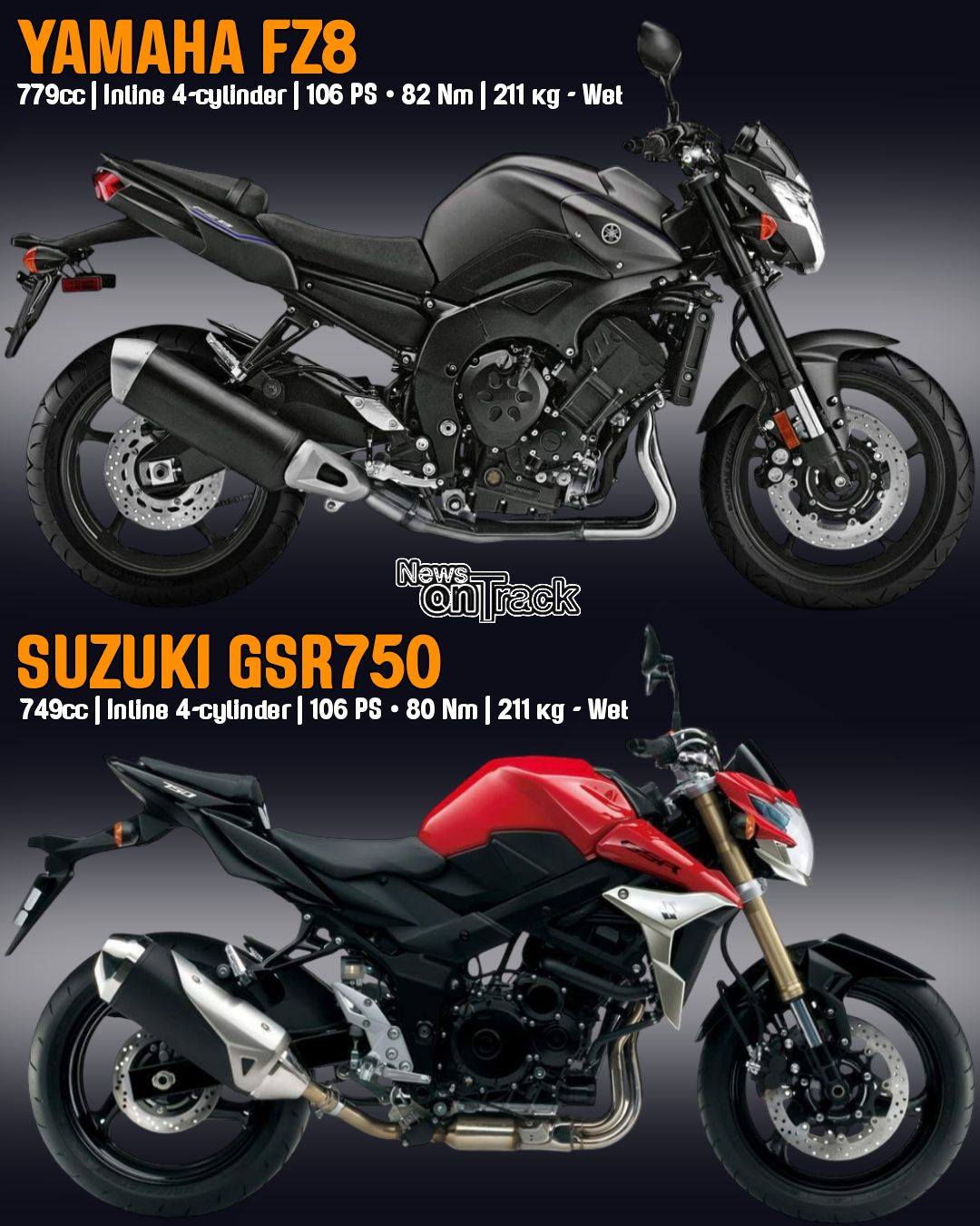Choosing between these two naked sportbikes is an exercise in