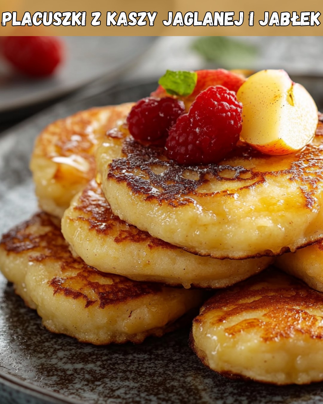 Smaki - 🍎🥞 Placuszki z Kaszy Jaglanej i Jabłek 🥞🍎 Puszyste, zdrowe ...