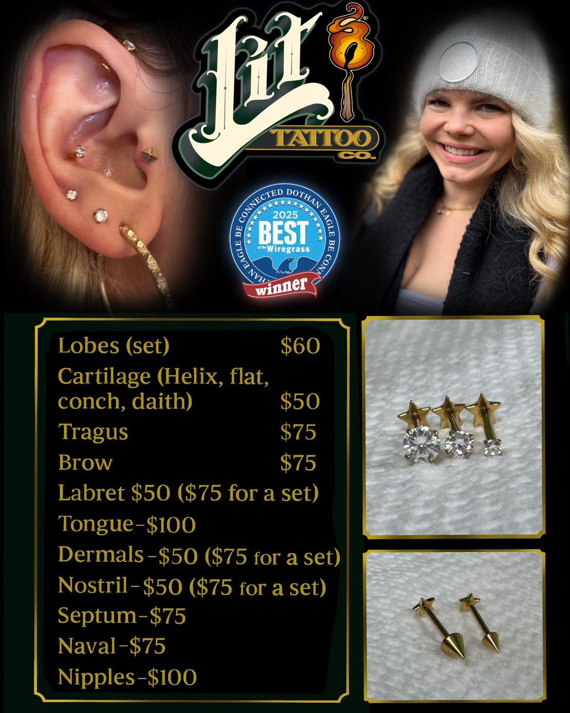 Lit - Heads up, Lit family 💚 We’ve updated our piercing prices for 2026 ...