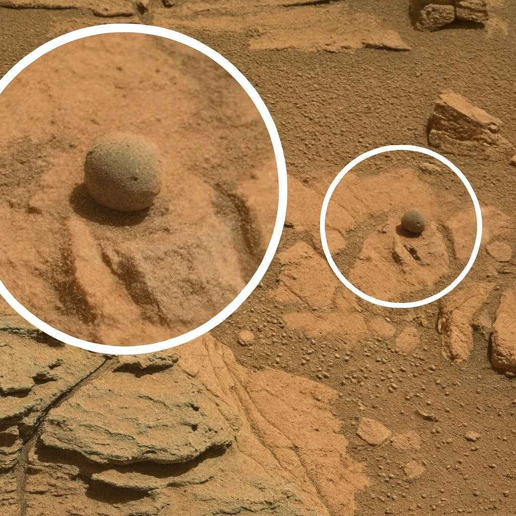 Space - 🔴 Another Perfect Sphere on Mars! 🔴 NASA’s rover has once again ...