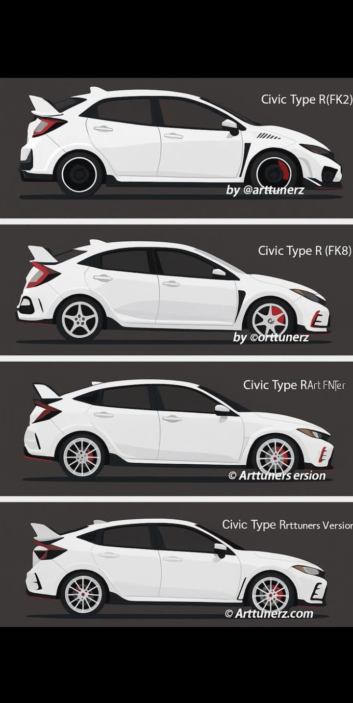 What are the differences between pre-facelift and facelift FK8