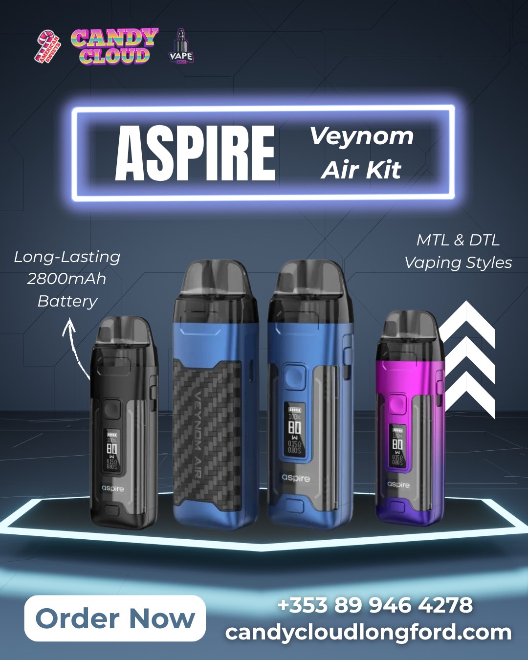candy cloud vape store Futuristic Vapes | Largest Selection main image 1
