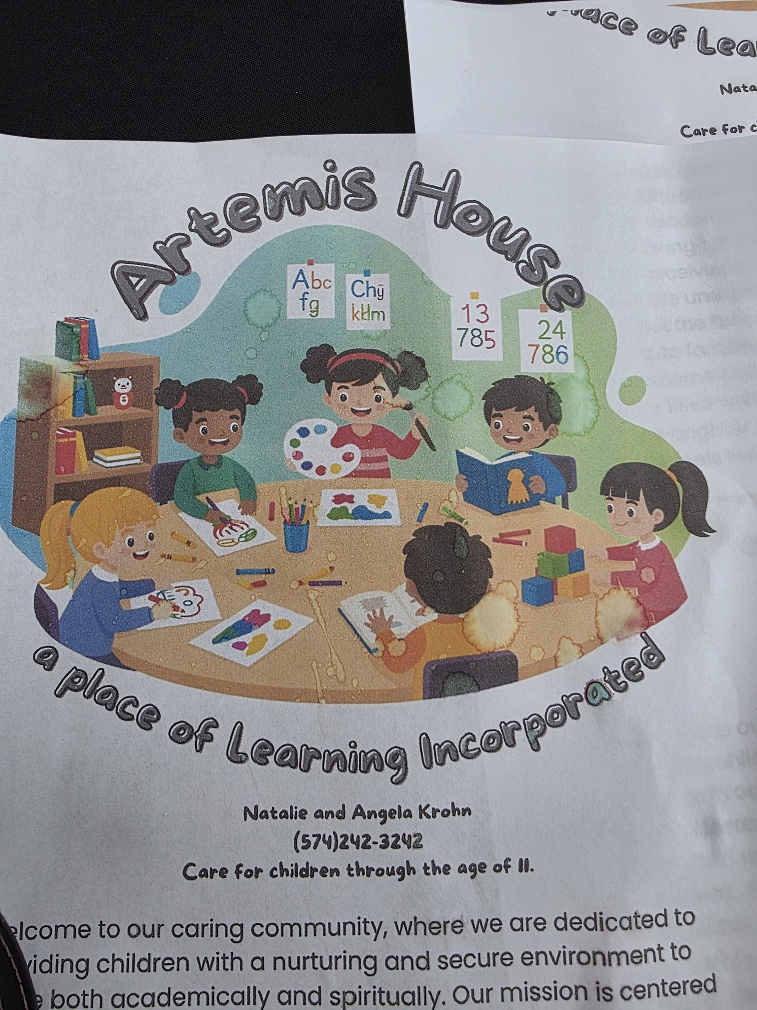 Artemis House a place of Learning Incorporated | Winamac IN