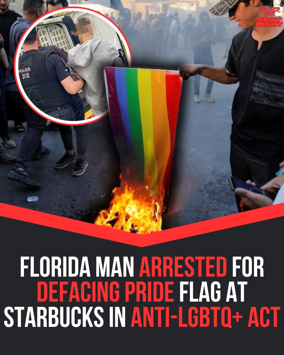 A Florida man was arrested after... - Under The Spotlight | Facebook