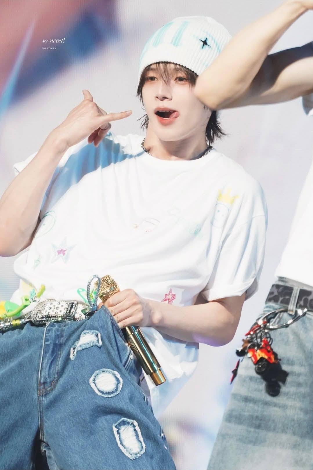 ＆TEAM JO BLAZE ザ WAY ENCORE ver Tシャツ 代購#&TEAM [BLAZE THE