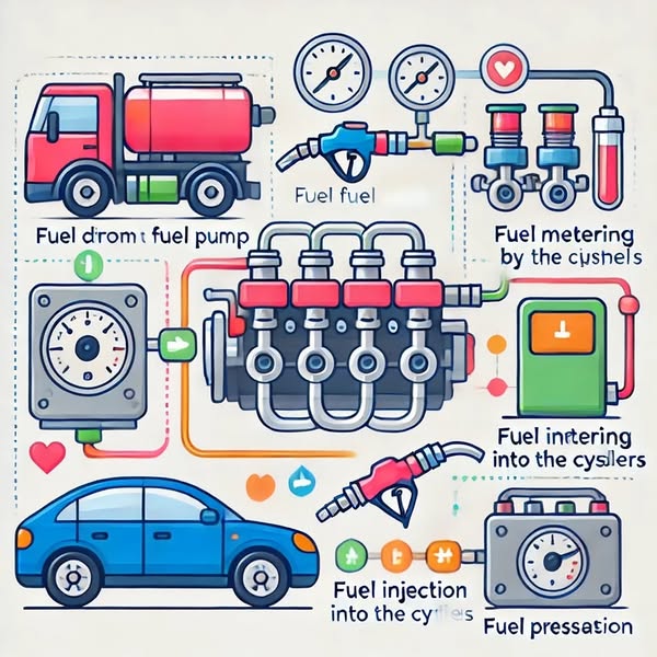 CADLoverz - ⛽🚗 How a Fuel Injection System Works! 🔥⚙️ The fuel ...