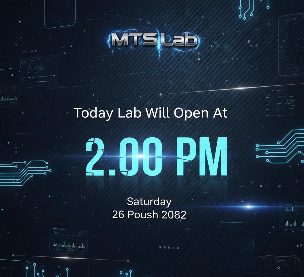MTS - ⚡ MTS Lab | Precision Meets Technology ⚡ Today we open our lab ...