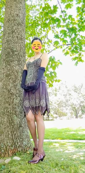 woven krissy dress cotton on The Katrina Extended in Oak Leaf, Size 2XL Covered button placket Draped in blue, kissed Size Guide:8 Tight Prom Dress