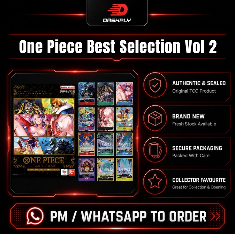 one piece tcg best selection vol 2 PREMIUM CARD COLLECTION vol.2 - Card Game | Authentic Japanese ONE PIECE Set Curated One Piece Card Game premium cards for collectors and fans Premium art and standout designs from the One Piece universe Perfect sealed gift for TCG players One Piece Card Game TCG