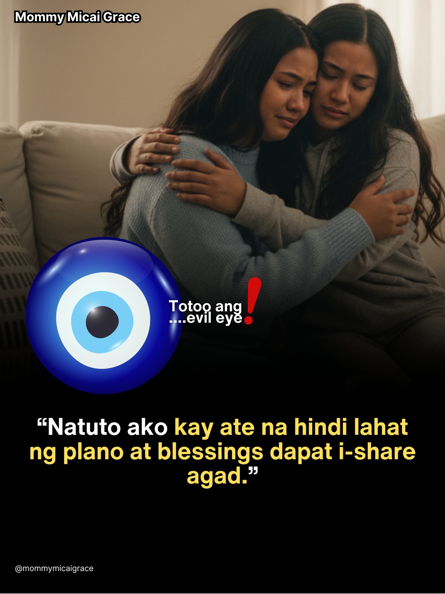 Mommy - TOTOO ANG EVIL EYE! 🧿 Post from u/tnecsaciffe... 👇👇👇 