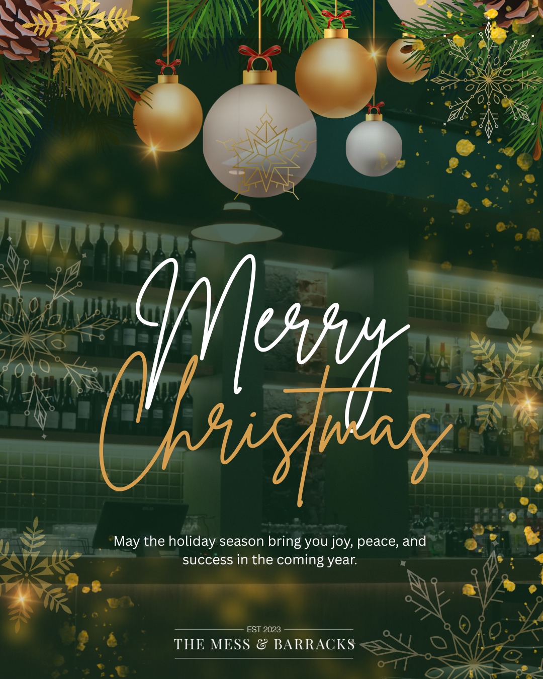 The Mess - Merry Christmas from The Mess & Barracks! Wishing you a ...