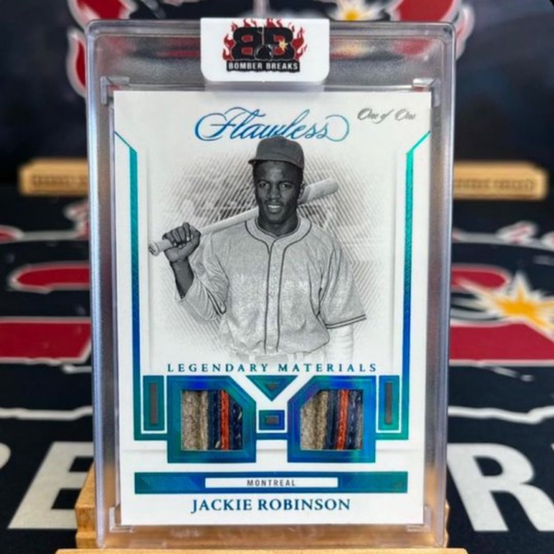 JUST PULLED: Jackie Robinson 1/1 cut autograph card😱 (📸 r