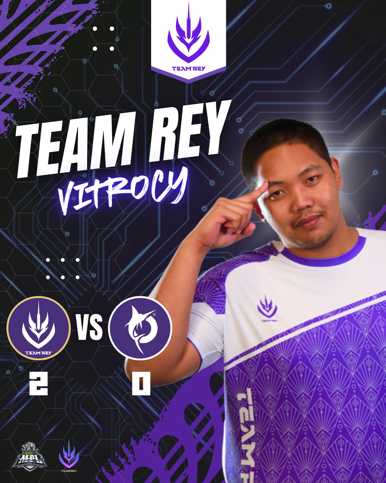 Team Rey - 🔥 TEAM REY 2:0 TODAK! 🔥 Kemenangan penuh... | Facebook