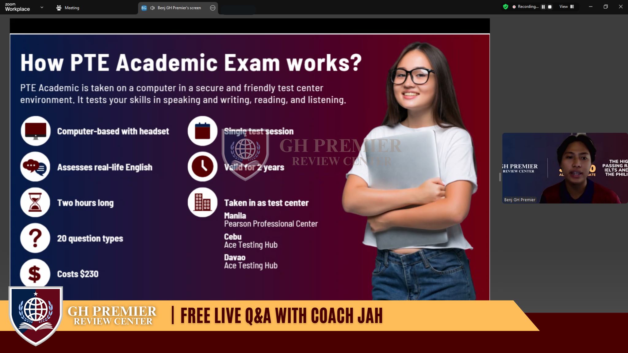 GH Premier IELTS & PTE Review Center