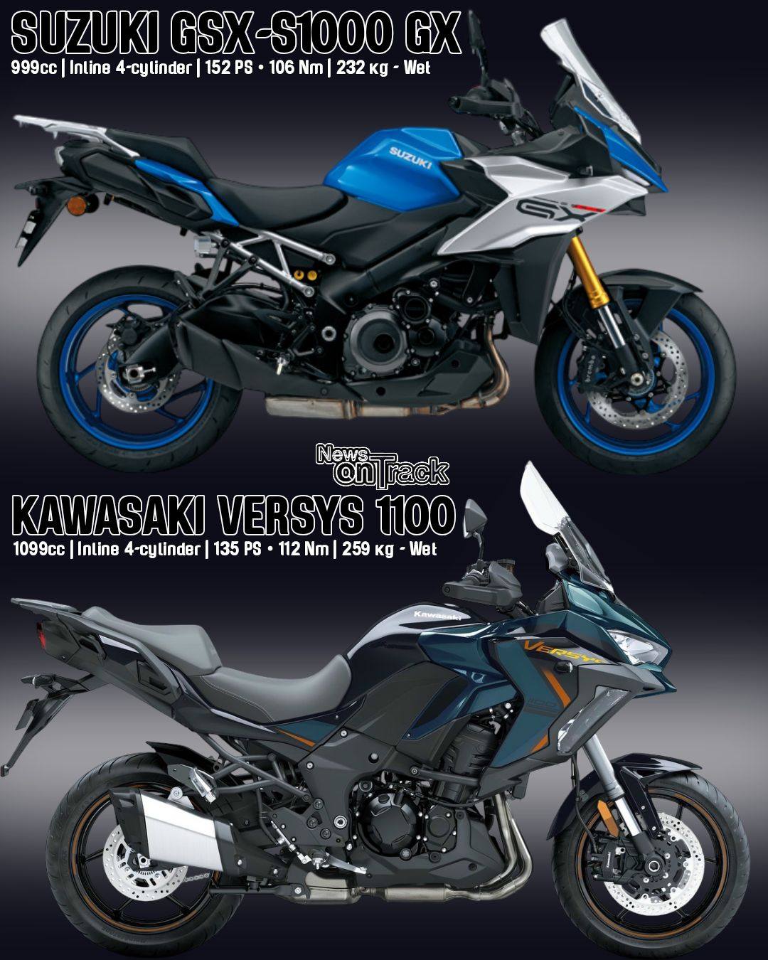 Choosing between these two heavyweight sport-tourers comes down to