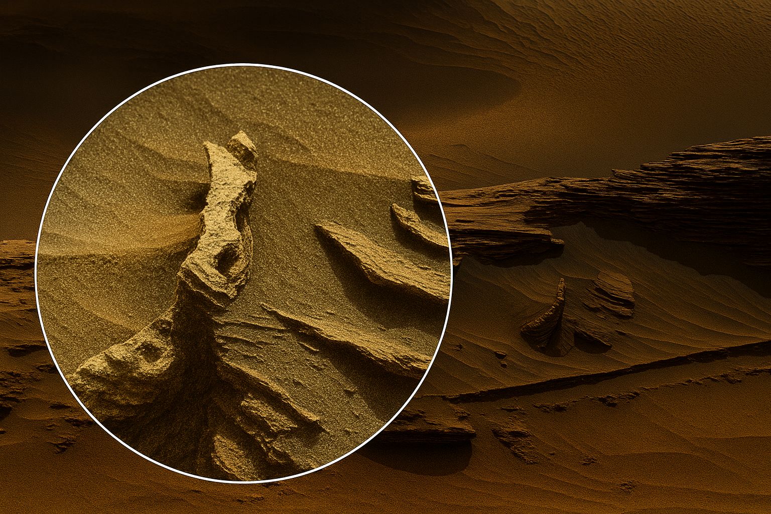 Space - 🌄 Alien-Looking Rock on Mars 🪐 NASA’s rover captured this ...