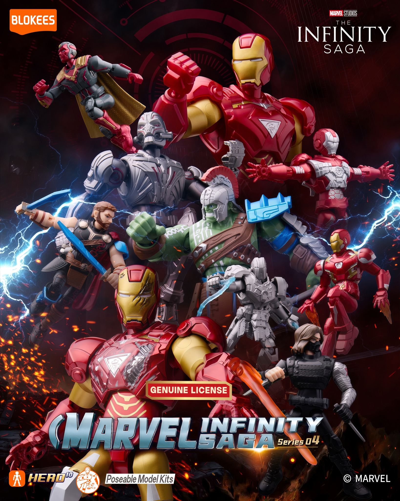 Meet Blokees Marvel Hero Champion Class Lite 02: Endgame Iron will