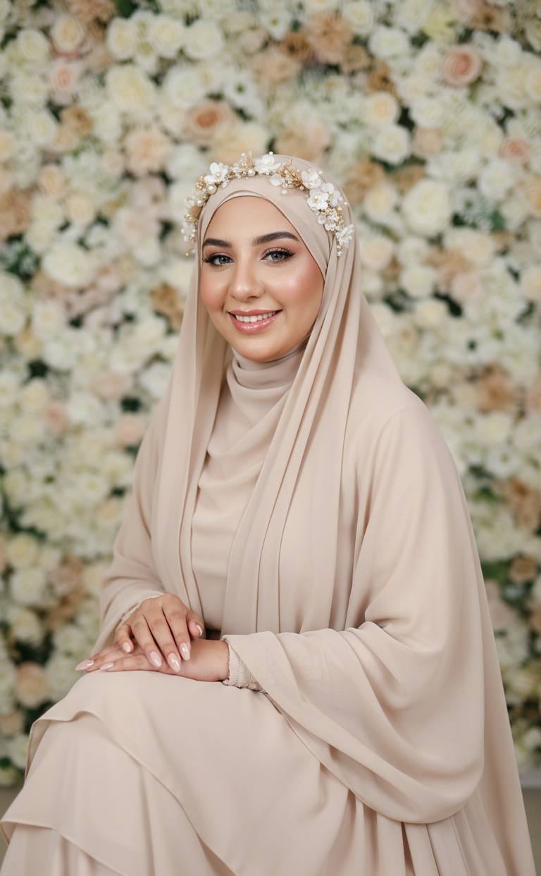ساره - Use this photo to create a dreamy, romantic portrait of a modest ...