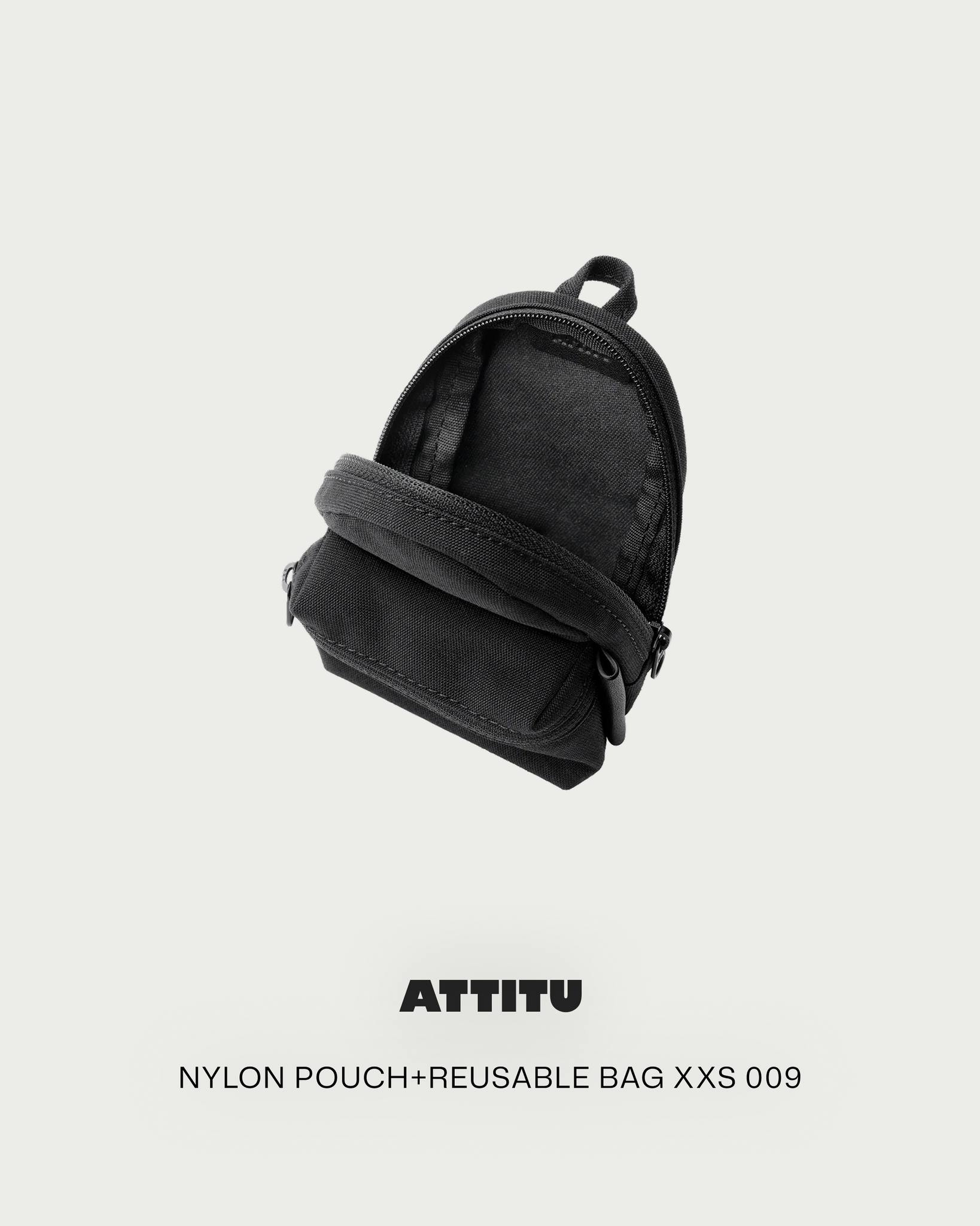 小物 ATTITU NYLON POUCH+REUSABLE BAG XXS009 Item: NYLON POUCH+REUSABLE BAG XXS 009 Now available online and in