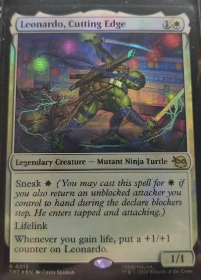Leonardo, Cutting Edge from the Teenage Mutant Ninja Turtles x MTG