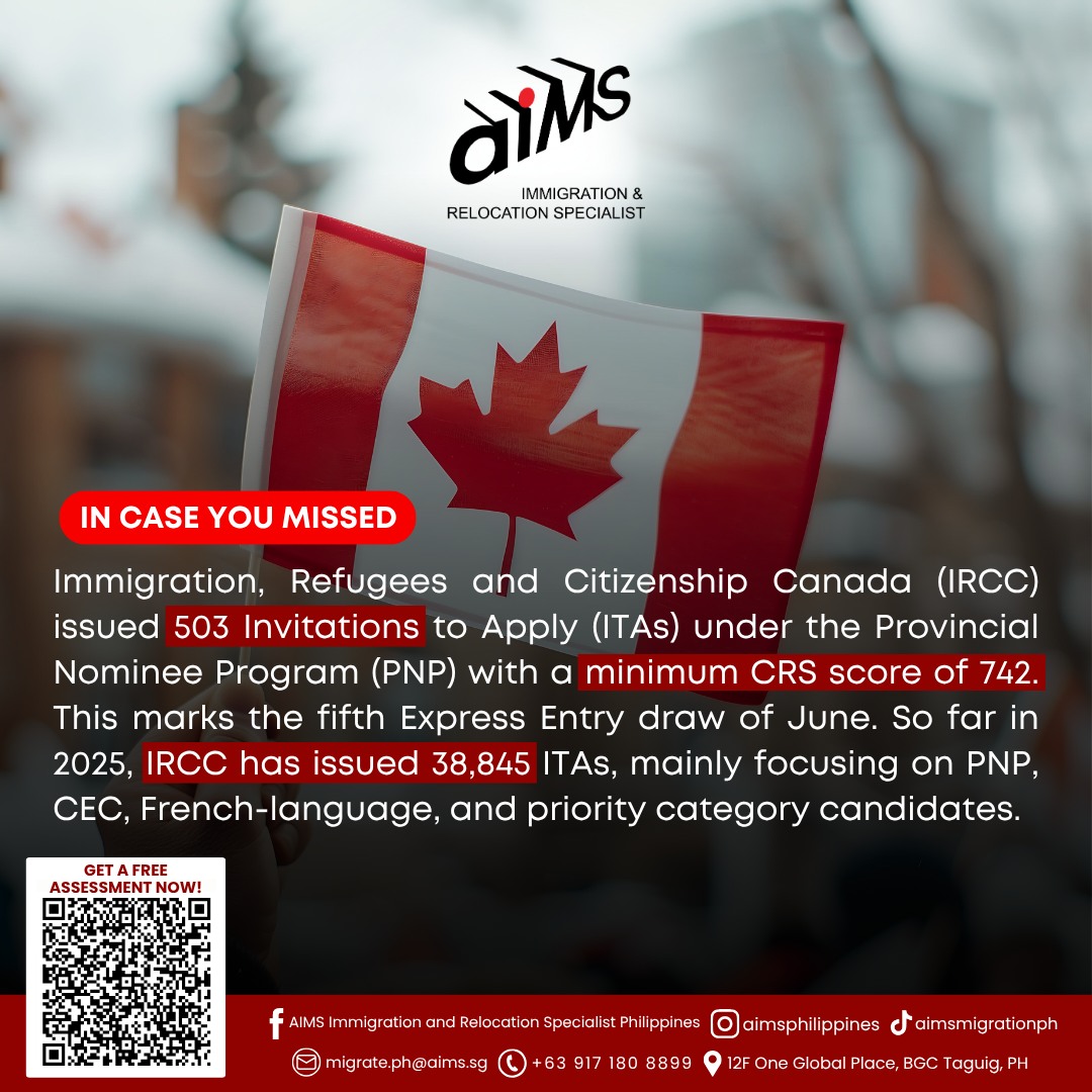 📢... - AIMS Immigration and Relocation Specialist Philippines | Facebook