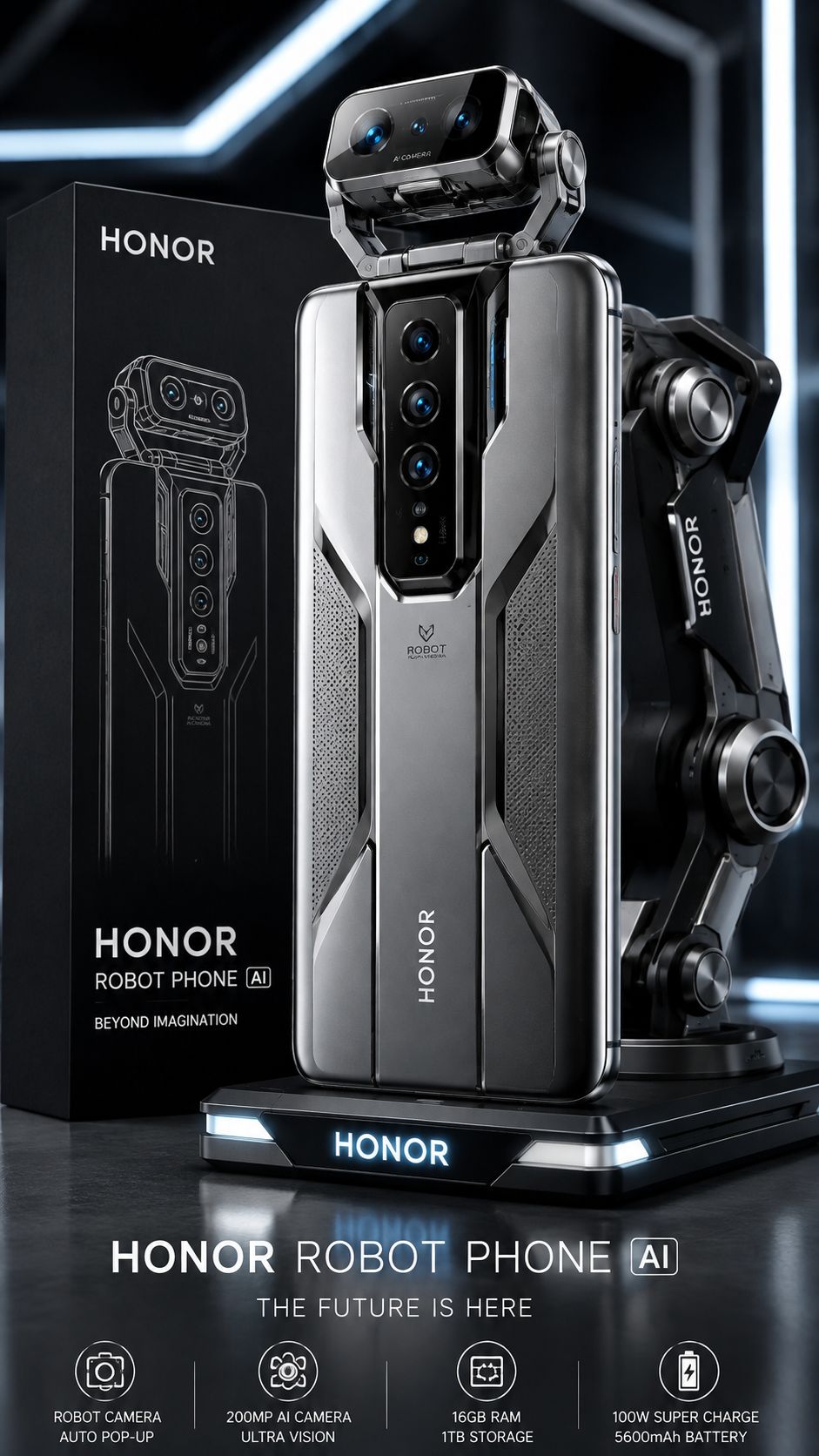 Honor Robot Concept Phone 💥🔥