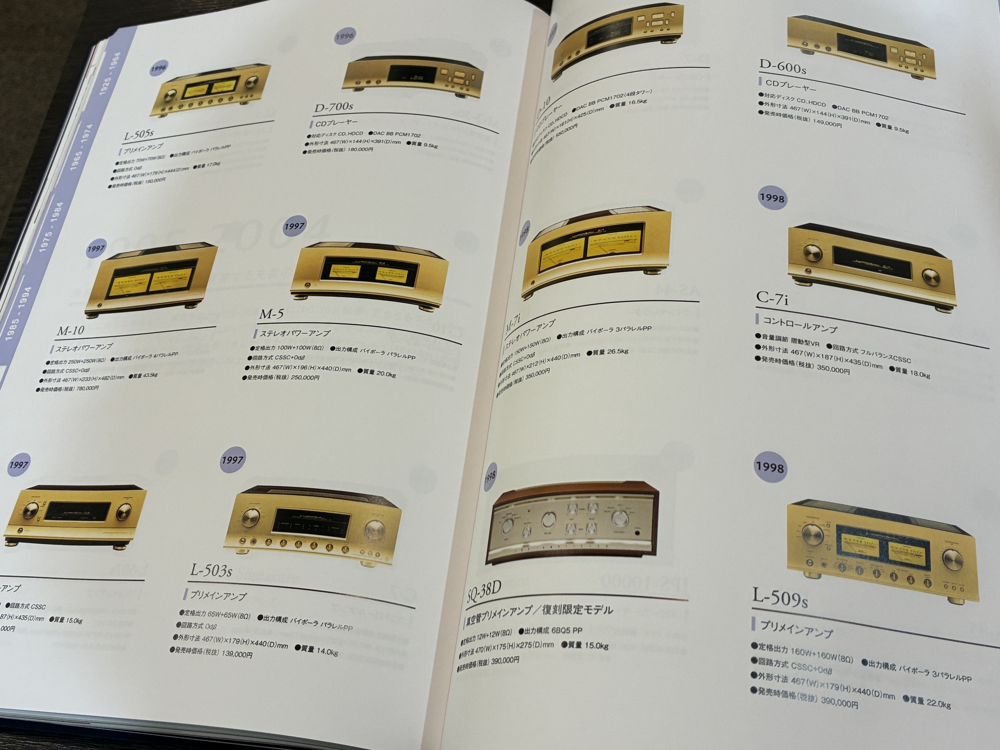 LUXMAN様より100周年を記念するメモリアルブックを頂きました～!! 昔