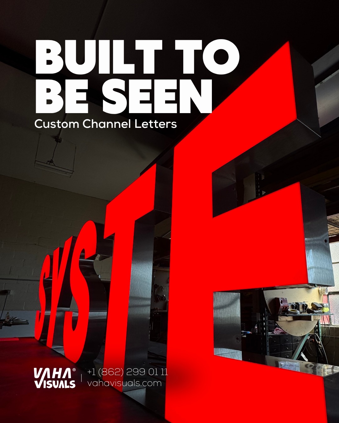 Vahavisuals - 🌟 Built to Be Seen – Custom Channel Letters Channel ...