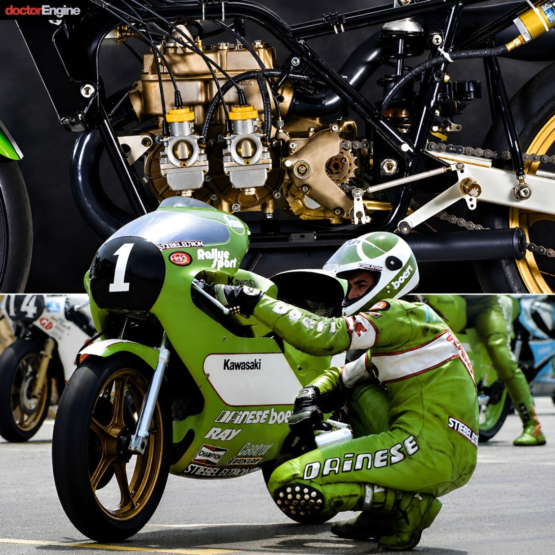 More than 240 horsepower from four cylinders—and Kawasaki built it