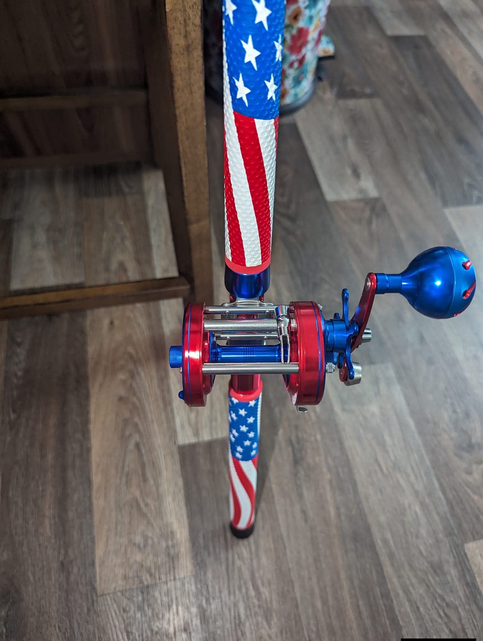 american flag baitcaster reel Lew's Hero Camo Baitcast and Fishing Rod Combo, 7-Foot 1-Piece Medium-Heavy Power IM7 Graphite Rod, 7.5:1 Gear Ratio, One-Piece Graphite Frame, Right-Hand Retrieve, Camo/Black : Sports & Outdoors The externally adjustable Magnetic Control System (MCS) is precise and easy to fine tune to your preferences Baitcasting Reel THE GOAT 6.3:1