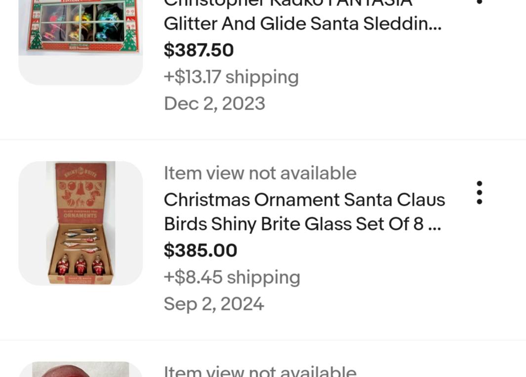 Vintage Christmas Ornaments for Resale - $185 Auction Find
