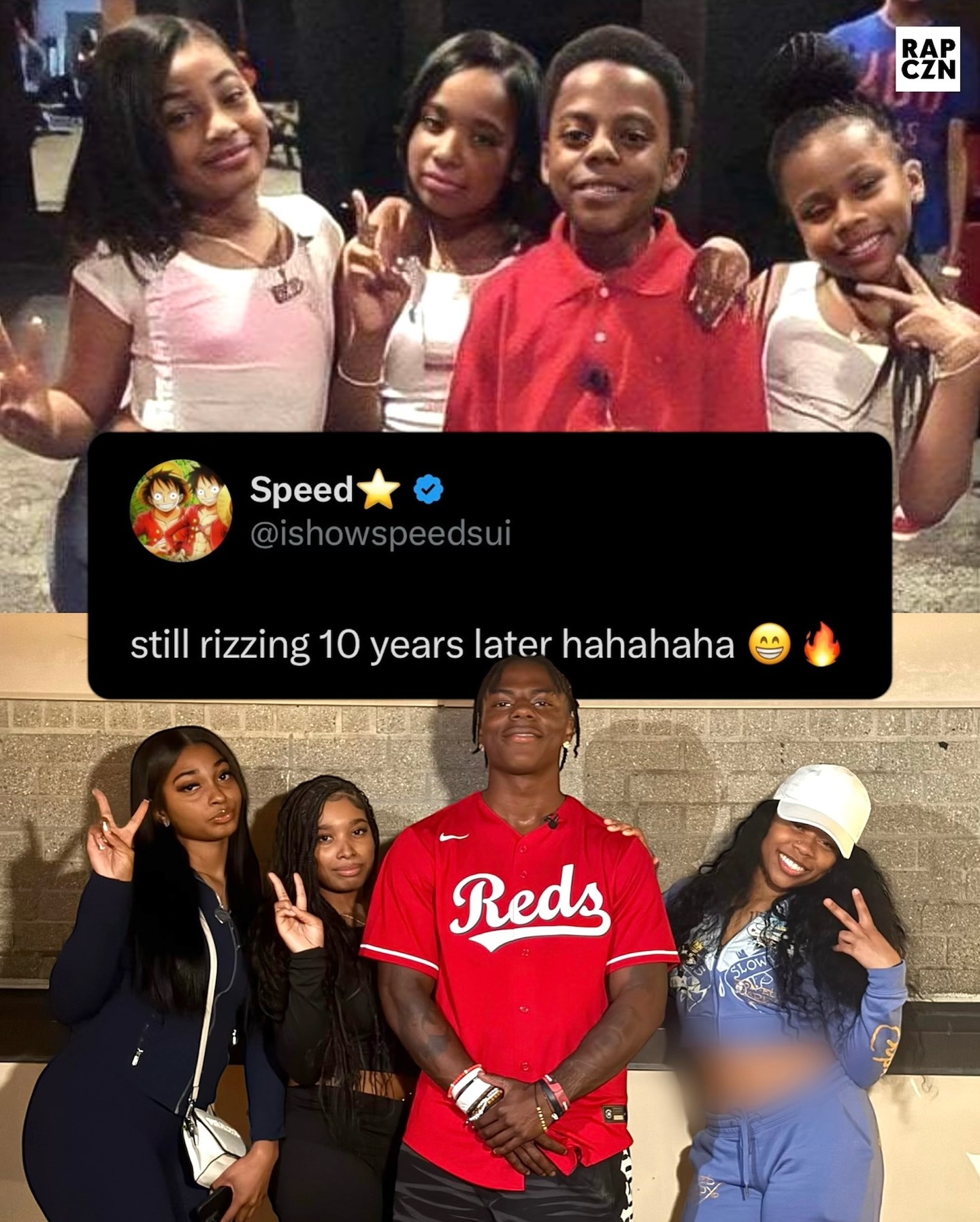 Rap - IShowSpeed reunited with his childhood friends to remake their ...