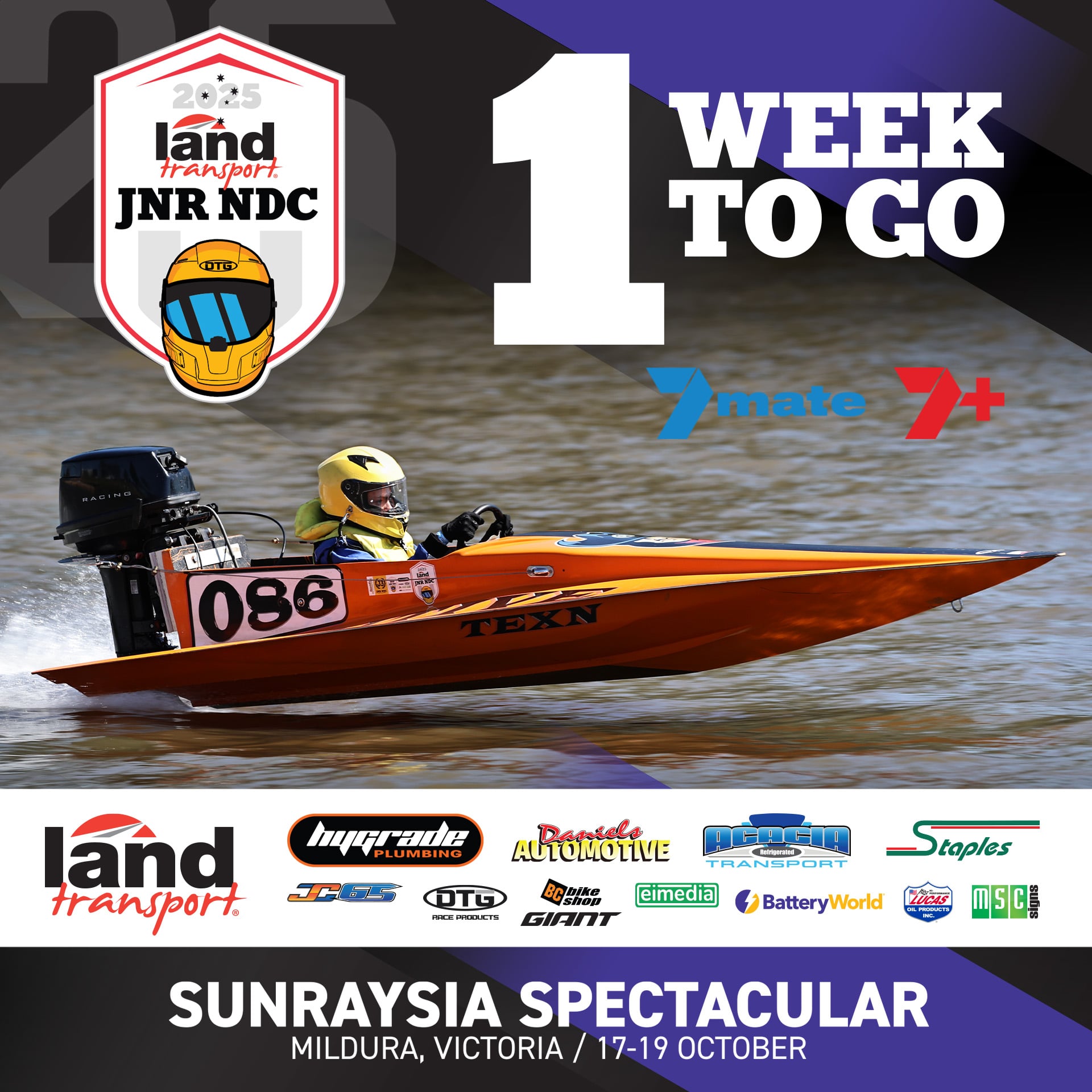 National - 1 WEEK TO TO GO until R2 of the #LandTransportJNRNDC at the ...