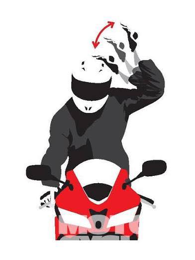bike helmet tap cop Motorcycle Cover children will laugh Tap the helmet #motorcycle #cop