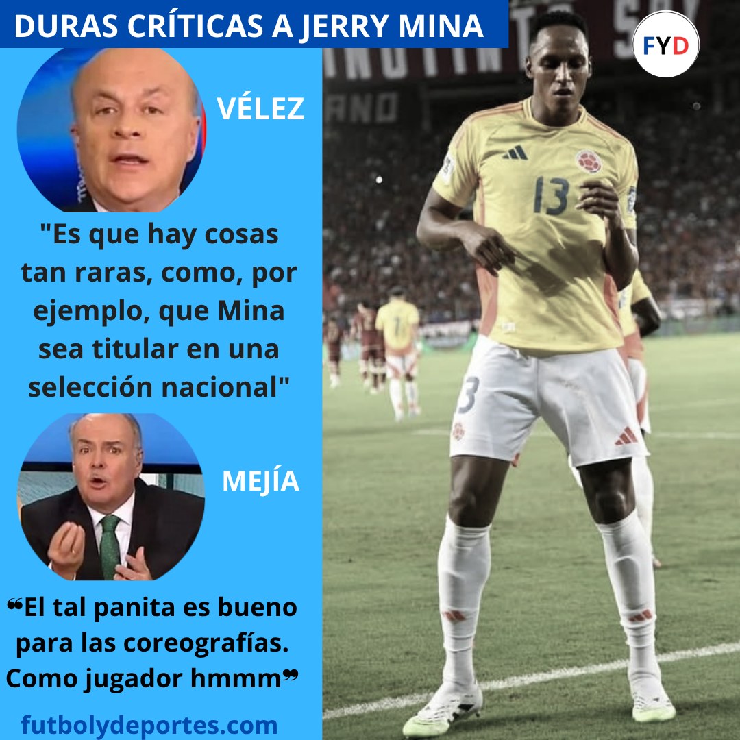 👀😂Carlos Antonio Vélez pone en duda la titularidad de Yerry Mina en la ...