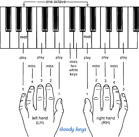 Piano - Finger placement on the piano 🎹 | Facebook