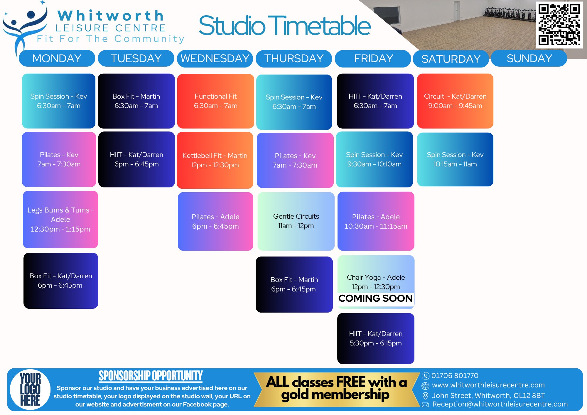 Whitworth - 📣 NEW CLASS TIMETABLE IS HERE! 📅 We're excited to share our ...