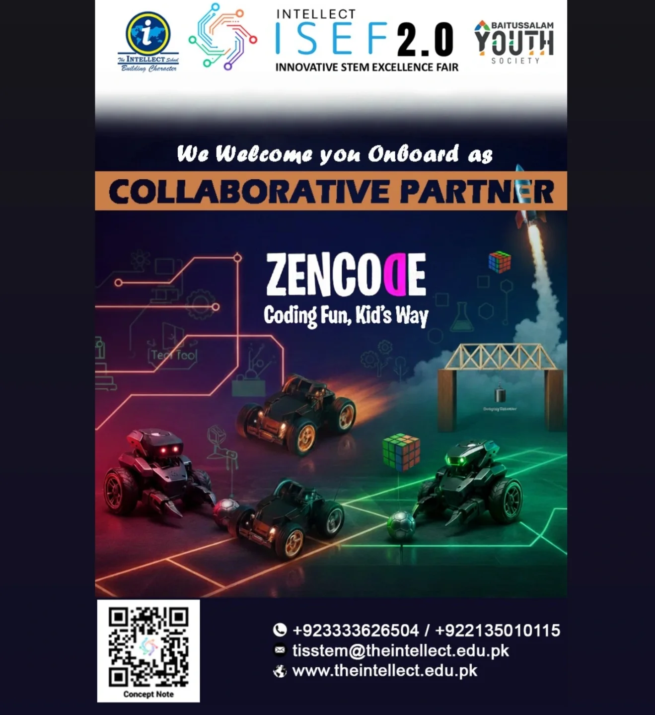 ZenCode - Revving up innovation at The Intellect School! 🚀🤖 ISEF 2.0 is ...