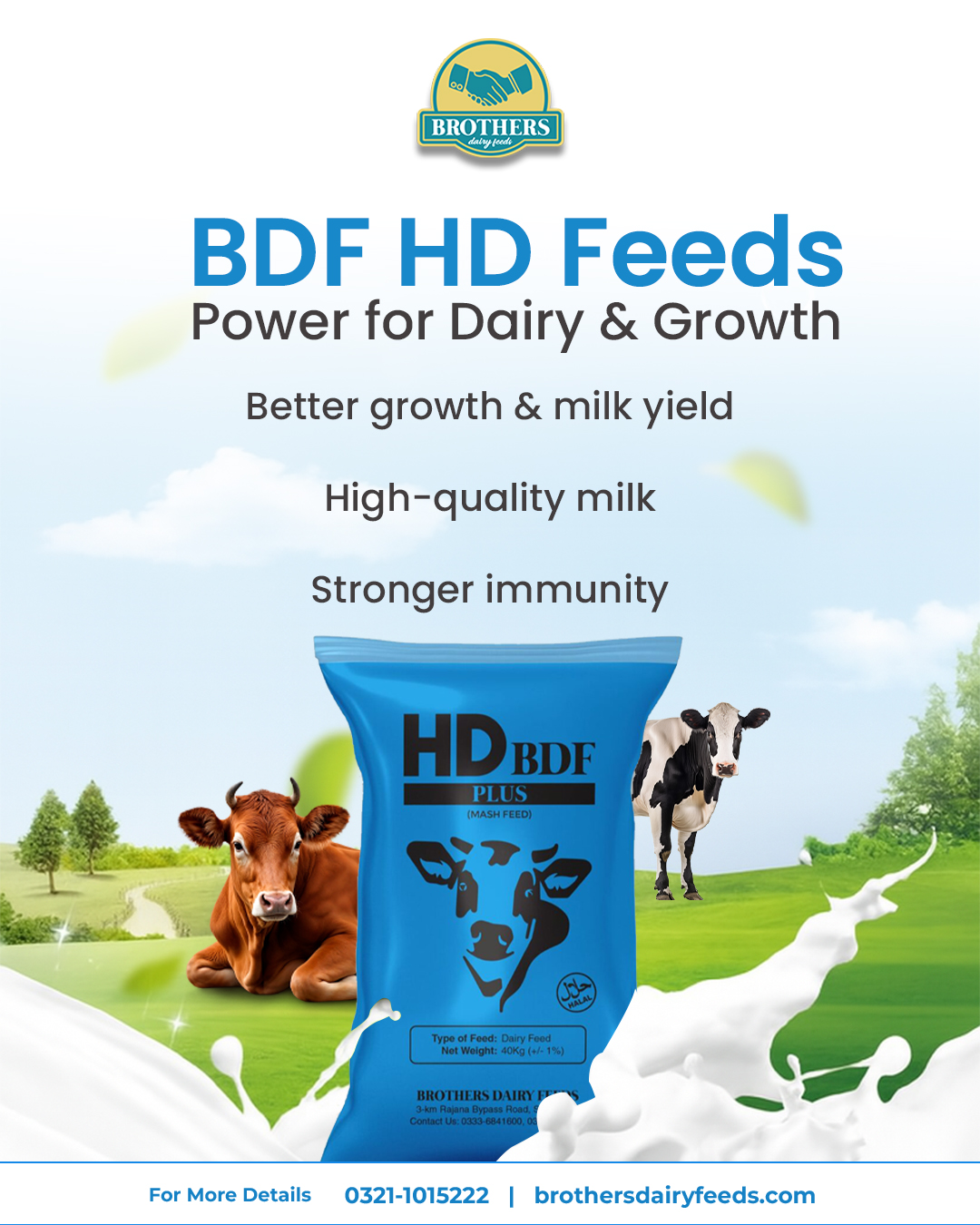 Brothers - 🐄 Strengthen immunity & enhance milk yield with BDF HD Feeds ...