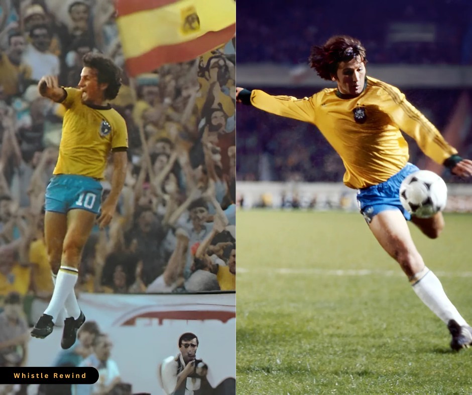 Brazilian legend Zico 🇧🇷 in the colors of Flamengo 🔴⚫️ in