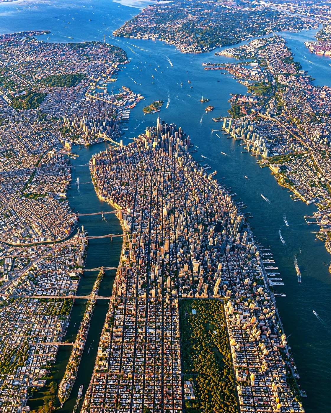 The Ultimate Aerial View of New York City 🌆