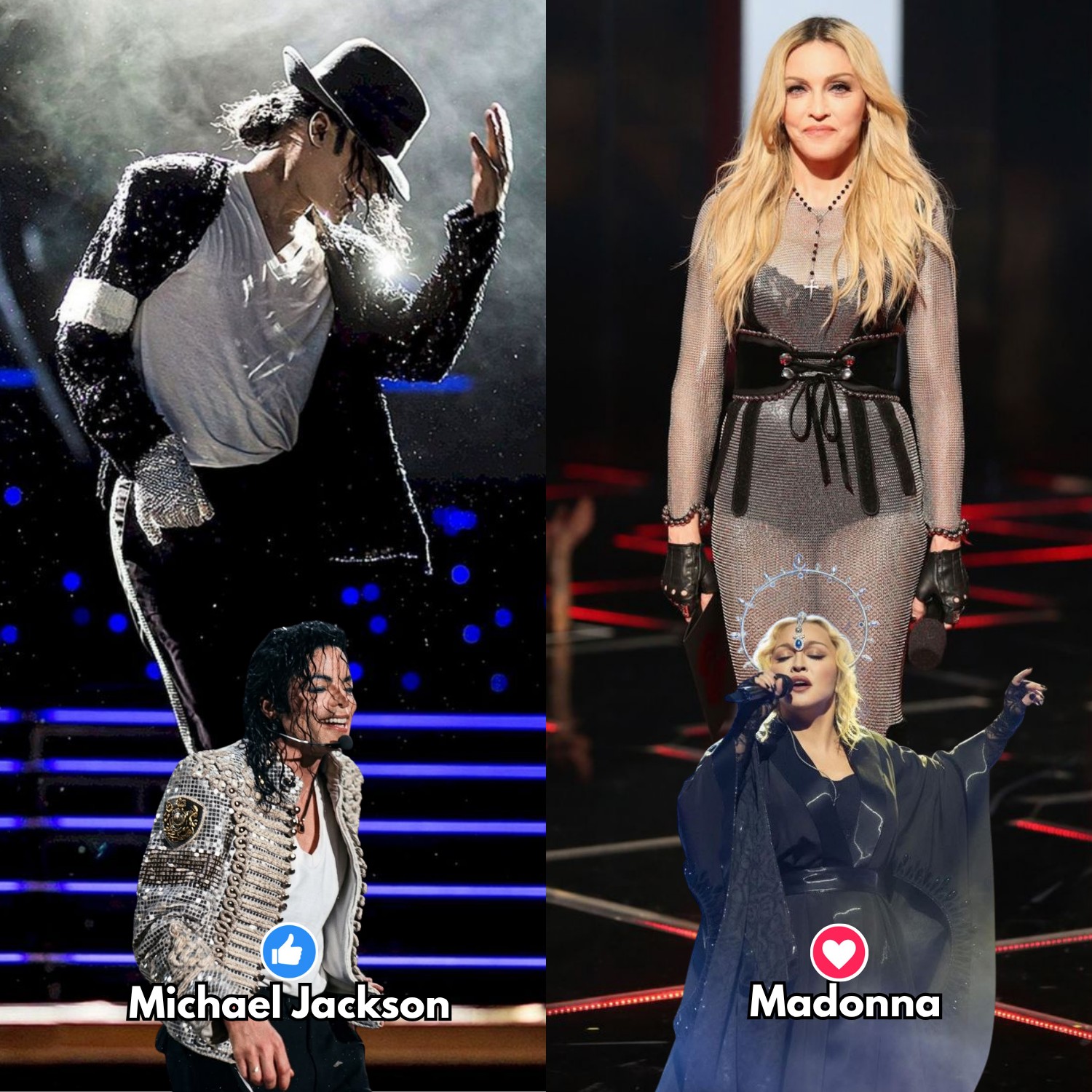 🏆 SEMI-FINAL 2 🏆 Michael Jackson vs Madonna. The King of Pop