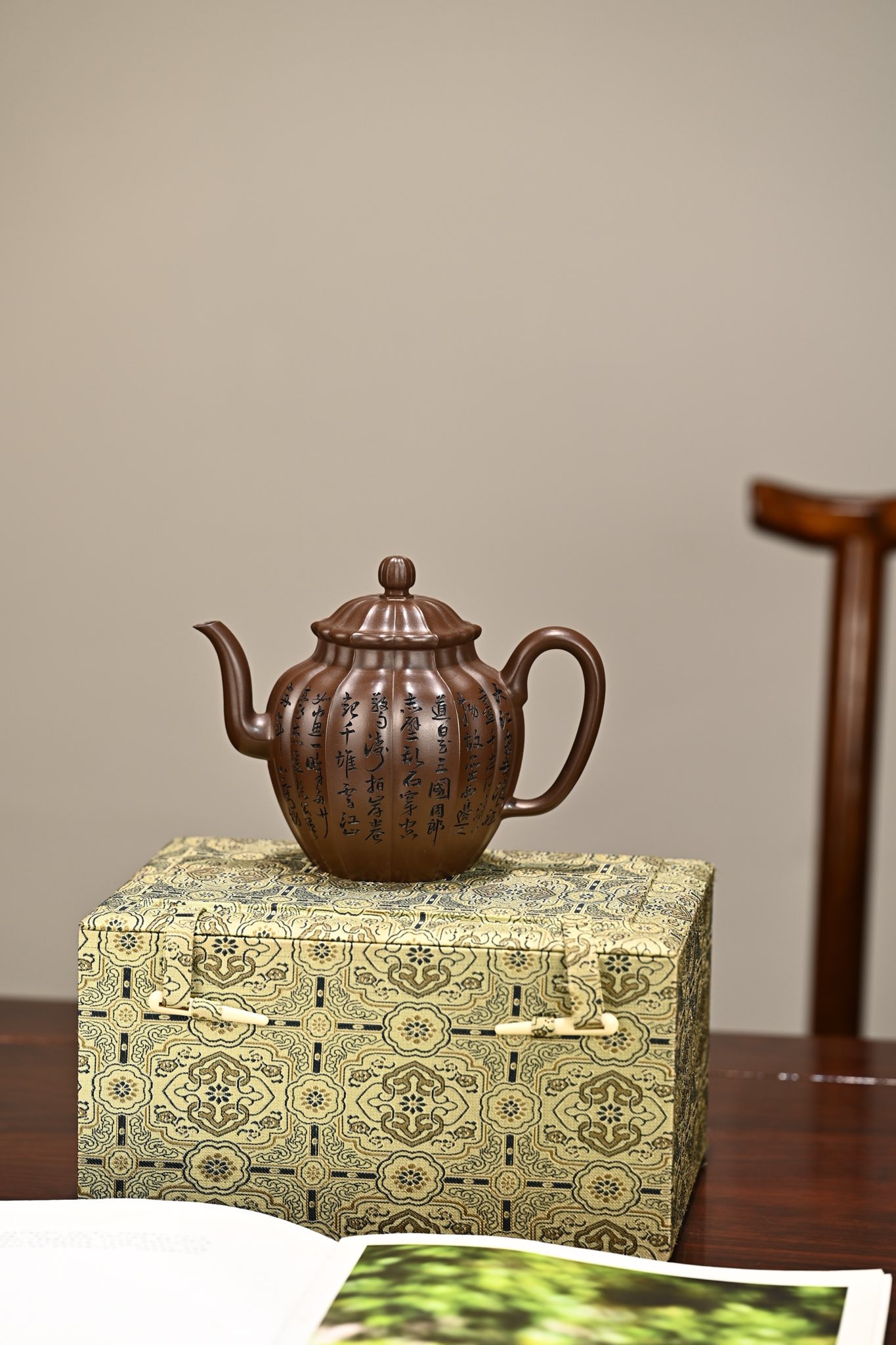 銀台醉客·全手工/正高工許學芳作品/容量480cc/一廠老紫泥此壺通體作